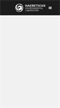 Mobile Screenshot of haereticus-lab.org